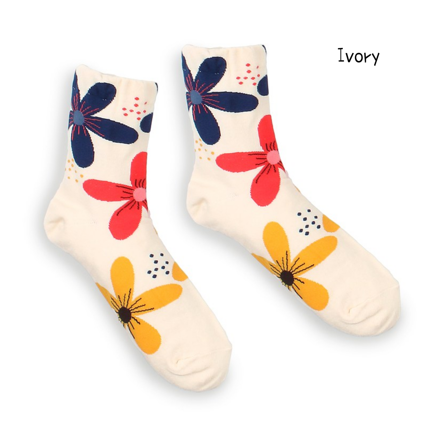 VINTAGE FLORAL SOCKS