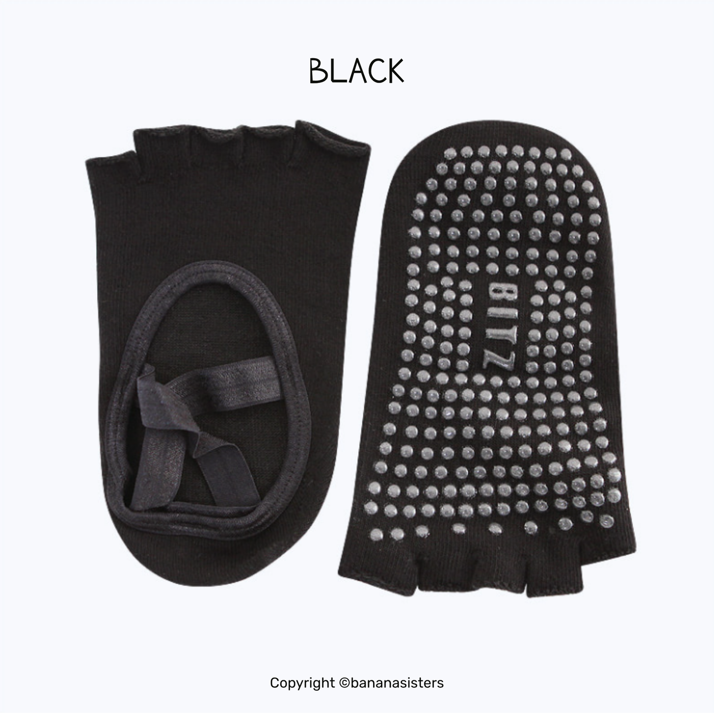 TOELESS STRAP NON SLIP SOCKS | YOGA | PILATES