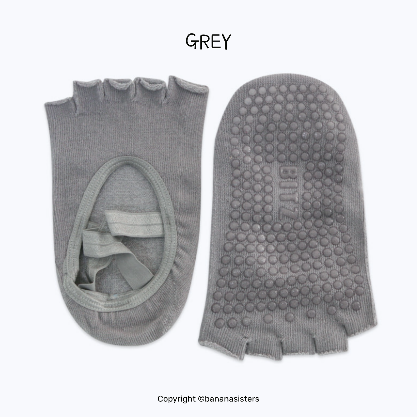 TOELESS STRAP NON SLIP SOCKS | YOGA | PILATES