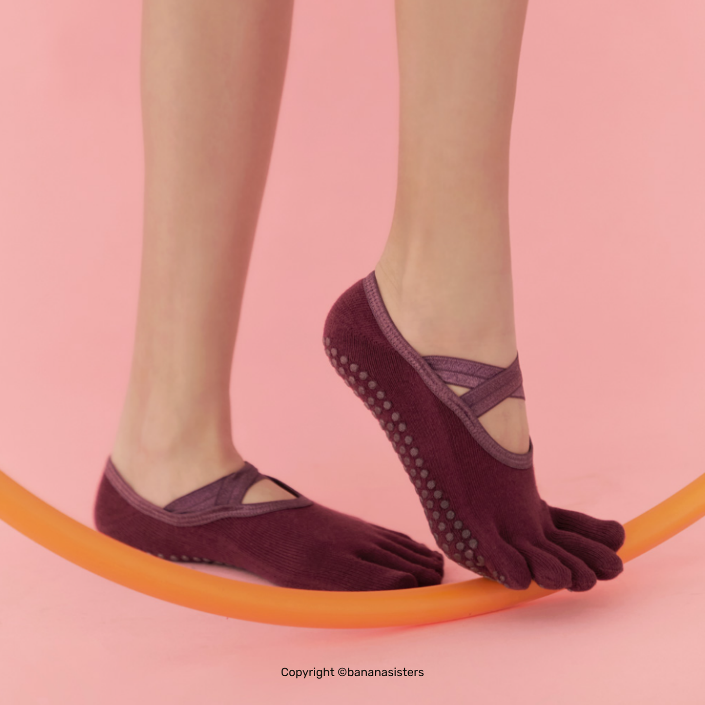 TOE STRAP NON SLIP SOCKS | YOGA | PILATES