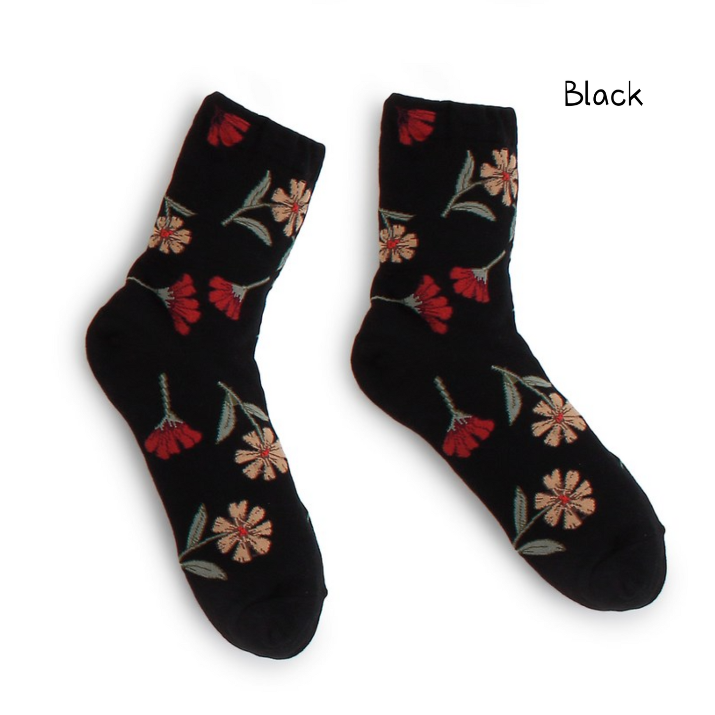 VINTAGE FLORAL SOCKS