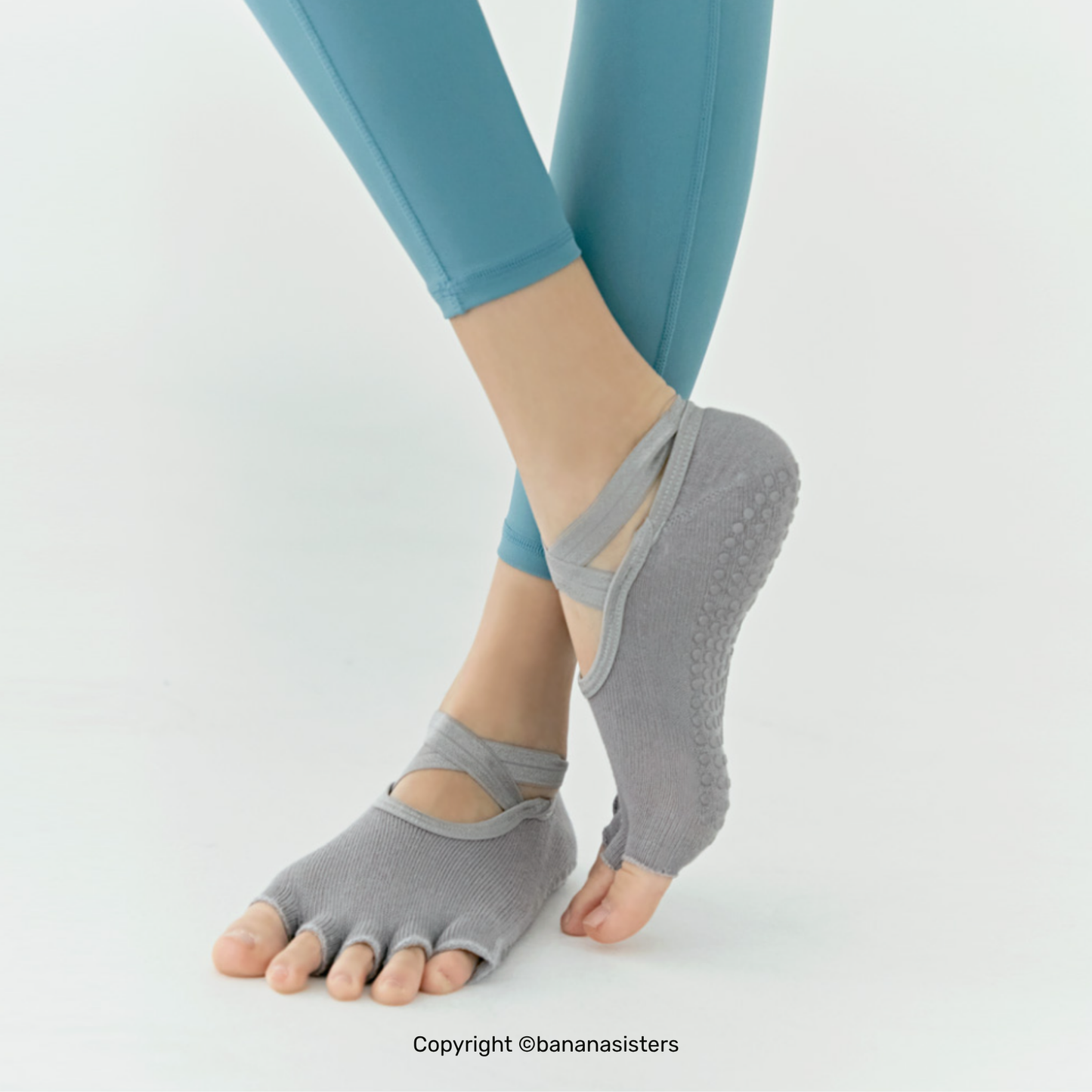 TOELESS STRAP NON SLIP SOCKS | YOGA | PILATES