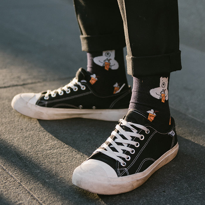 UNISEX | WHITE BEAR & GRAPEFRUIT JUICE SOCKS