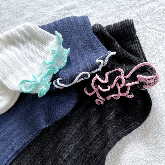 SHEER | RUFFLE SOCKS