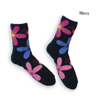 VINTAGE FLORAL SOCKS