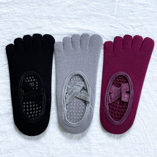 TOE STRAP NON SLIP SOCKS | YOGA | PILATES