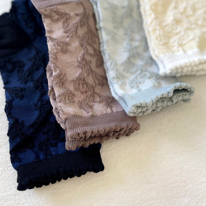 RUFFLE FLORAL SOCKS | TULIP