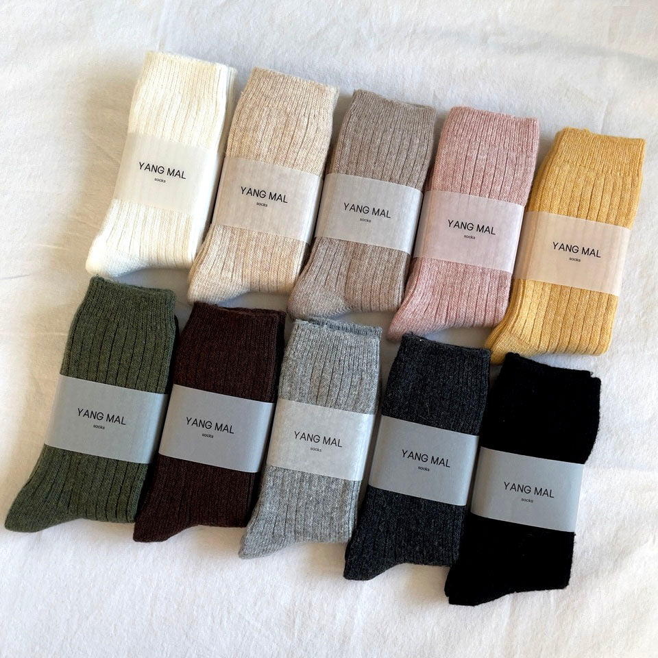 WOOL CASHMERE SOCKS