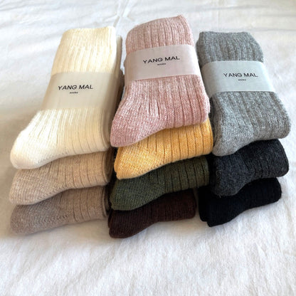 WOOL CASHMERE SOCKS