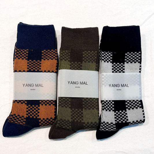 MEN'S CHECKED SOCKS