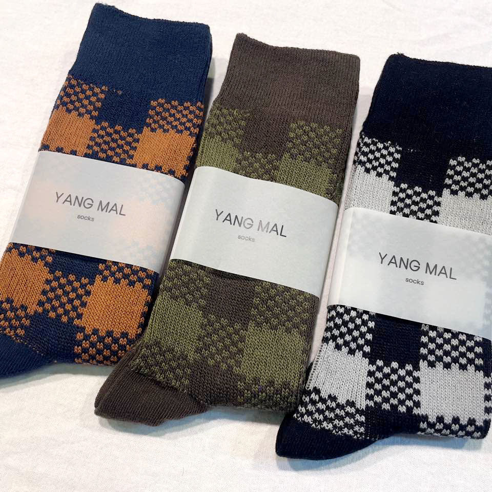 MEN'S CHECKED SOCKS