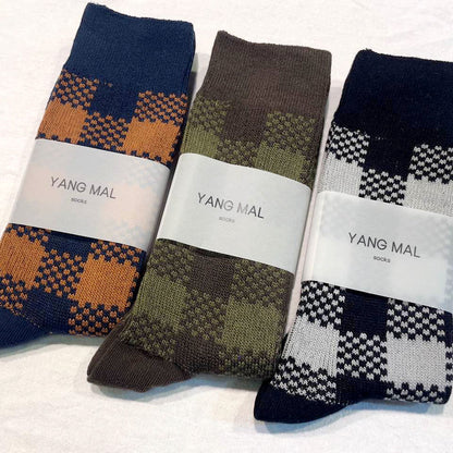 MEN'S CHECKED SOCKS