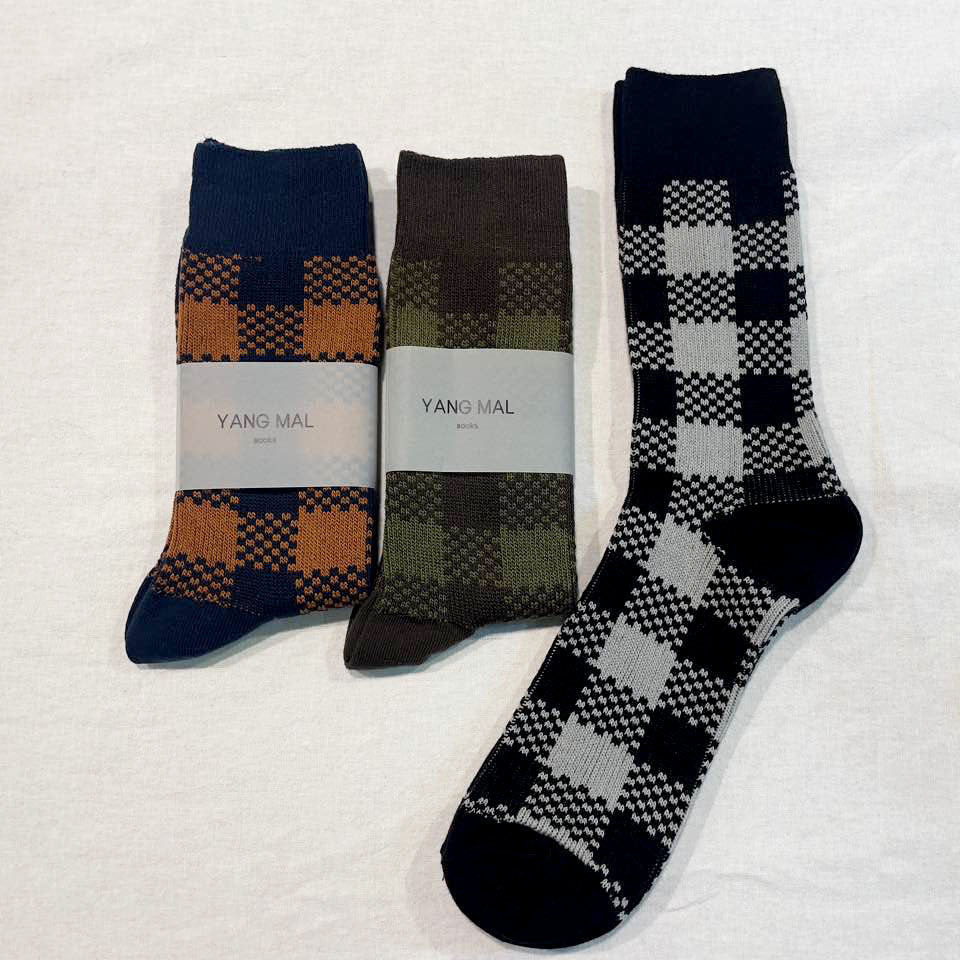 MEN'S CHECKED SOCKS