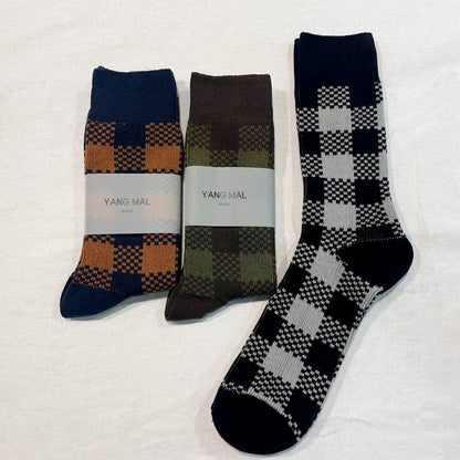 MEN'S CHECKED SOCKS