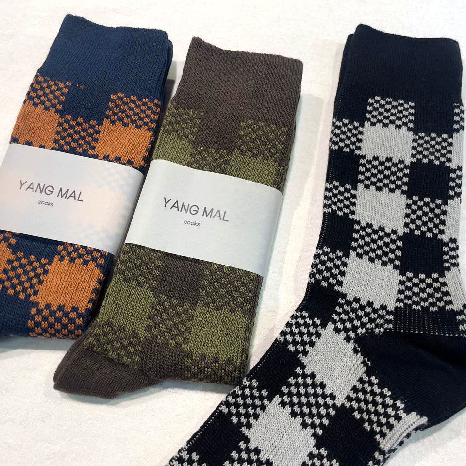 MEN'S CHECKED SOCKS