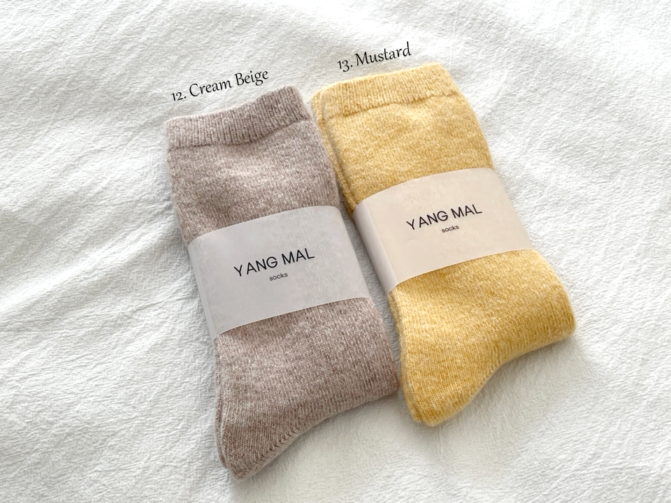 LIGHTWEIGHT CASHMERE WOOL SOCKS