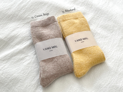 LIGHTWEIGHT CASHMERE WOOL SOCKS
