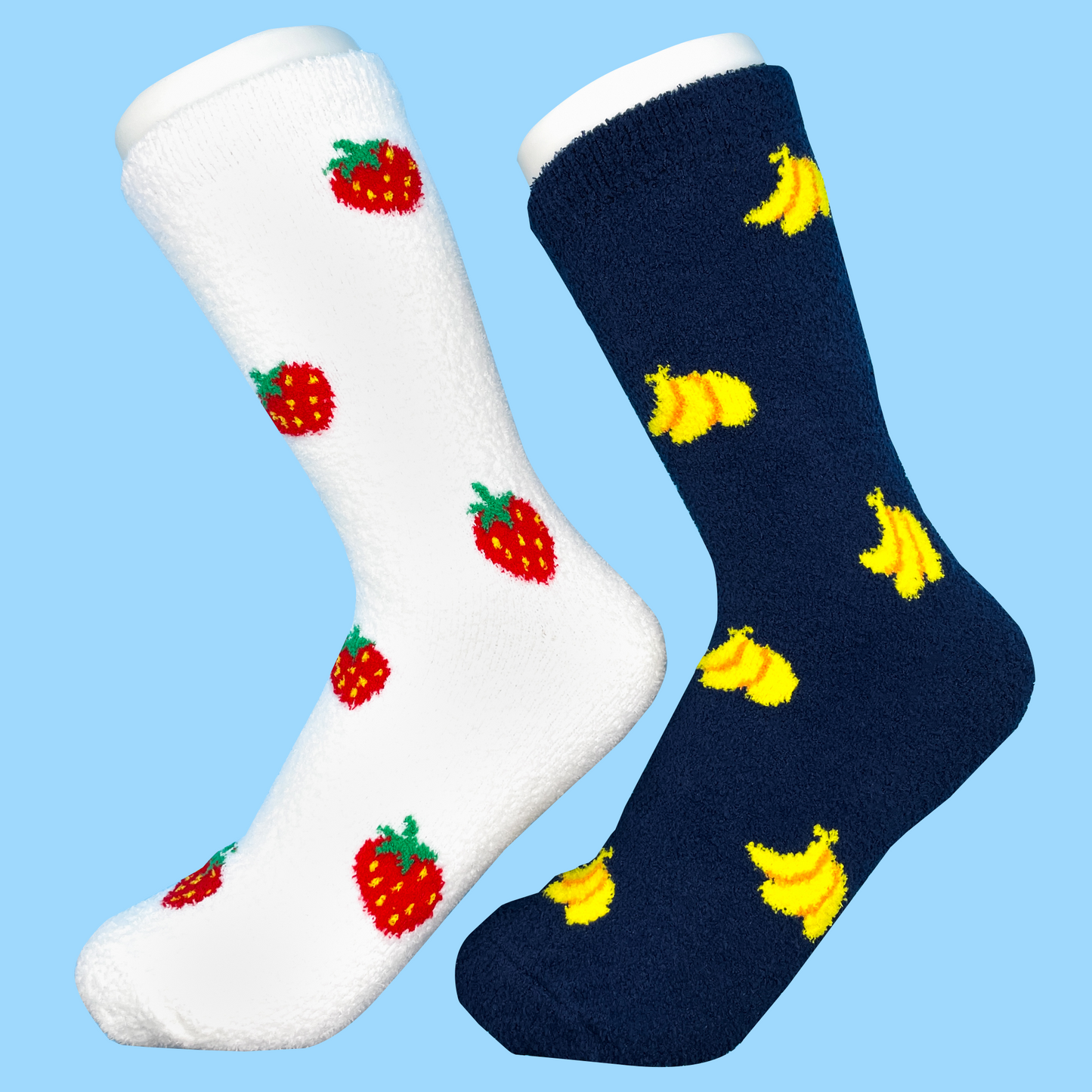FRUITS PATTERN FLUFFY SOCKS